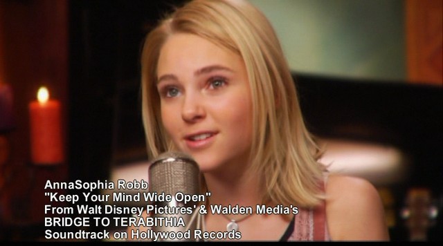 AnnaSophia Robb in Music Video Keep Your Mind Wide Open