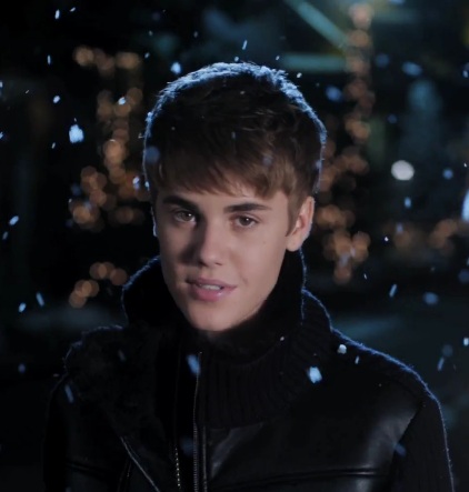 Justin Bieber Music on Teen Idols 4 You   Picture Of Justin Bieber In Music Video  Mistletoe