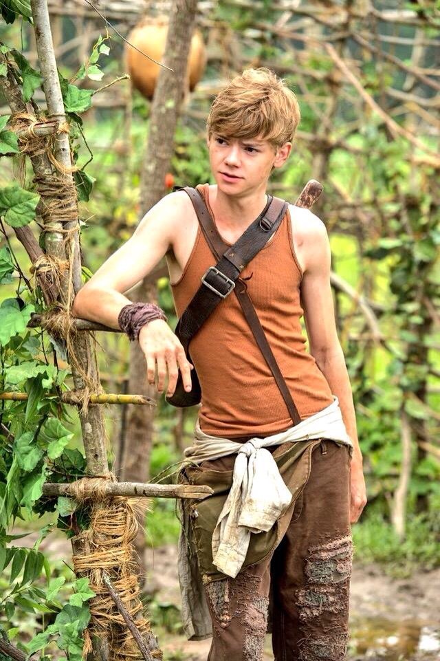 Thomas Sangster in The Maze Runner