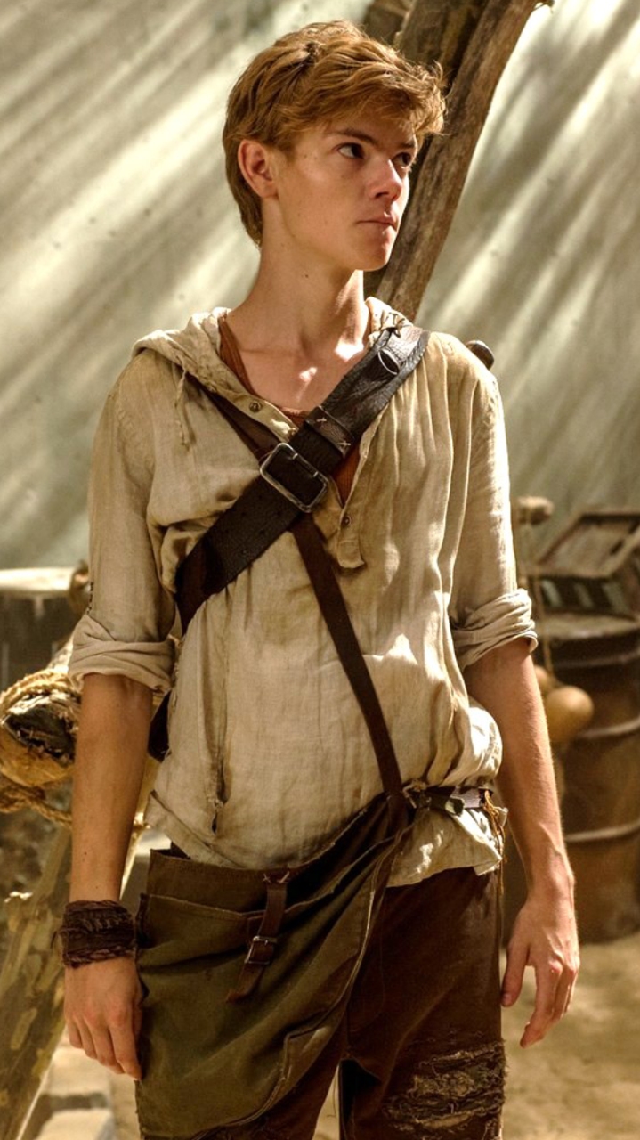 Thomas Sangster in The Maze Runner