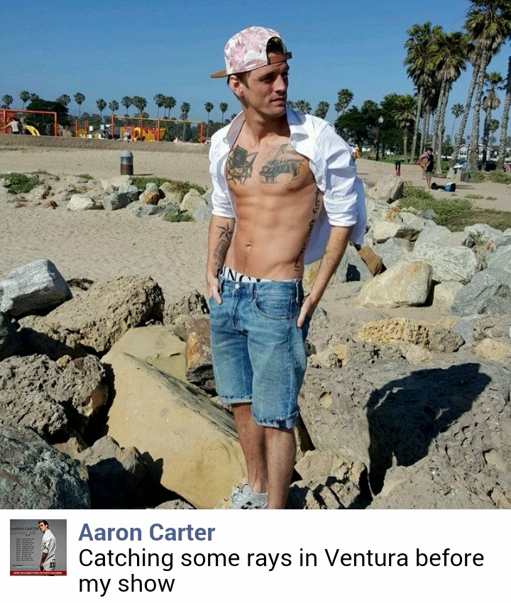 General photo of Aaron Carter