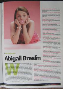 General photo of Abigail Breslin