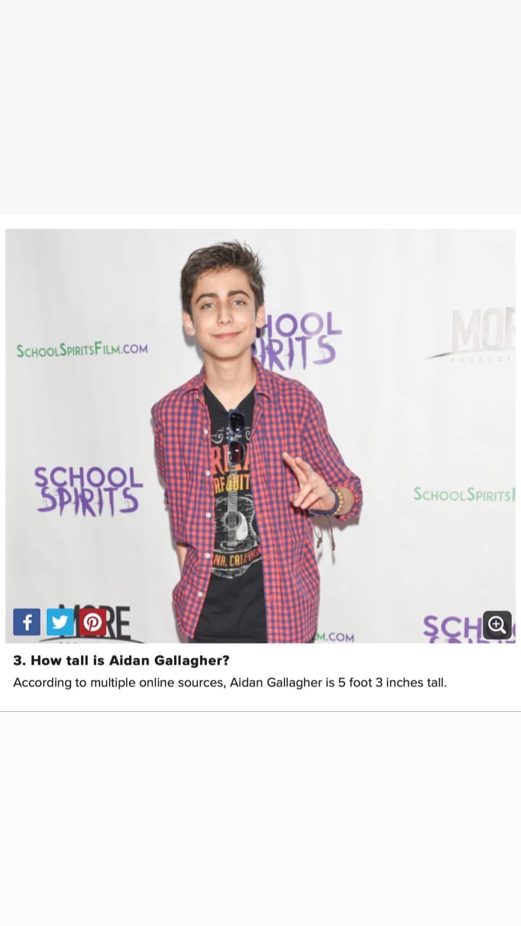 General photo of Aidan Gallagher