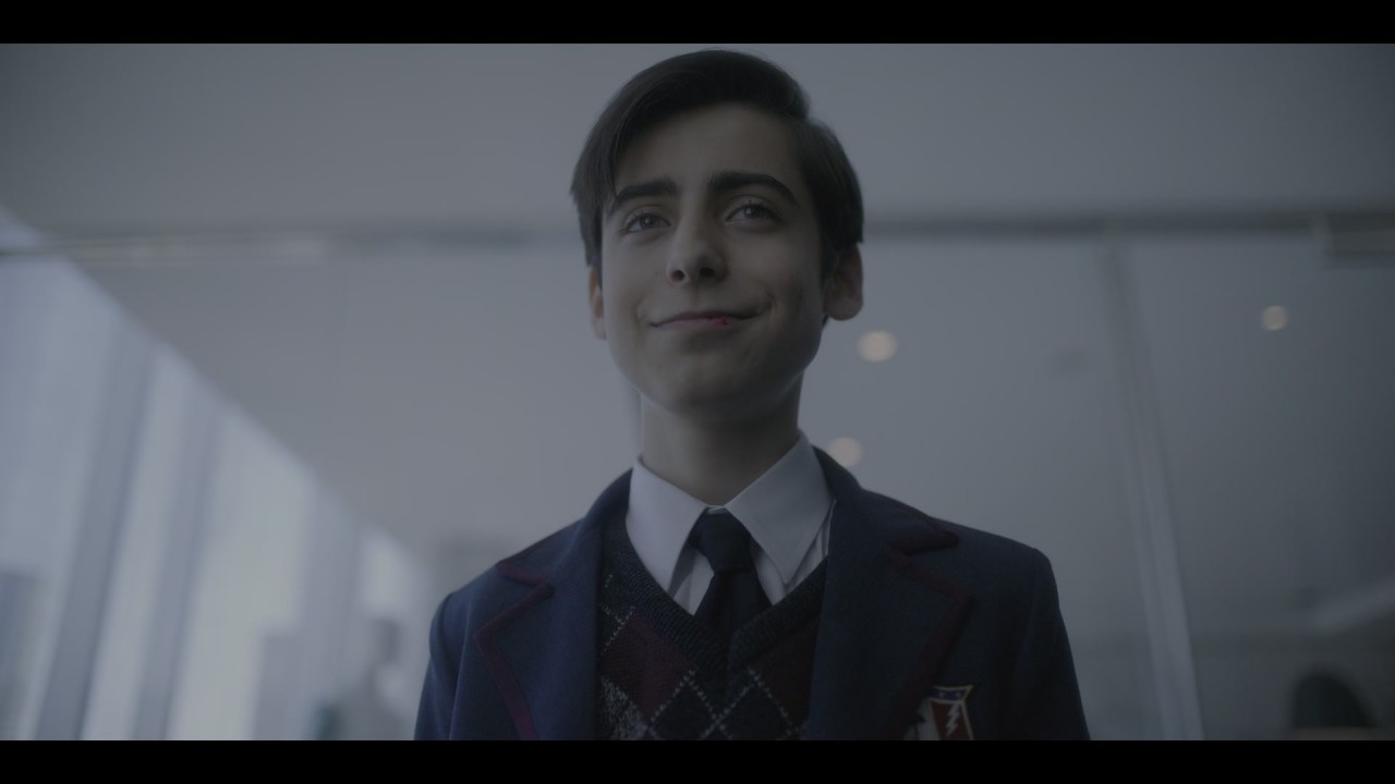 Aidan Gallagher in The Umbrella Academy