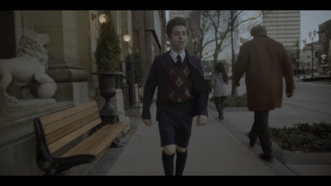 Aidan Gallagher in The Umbrella Academy