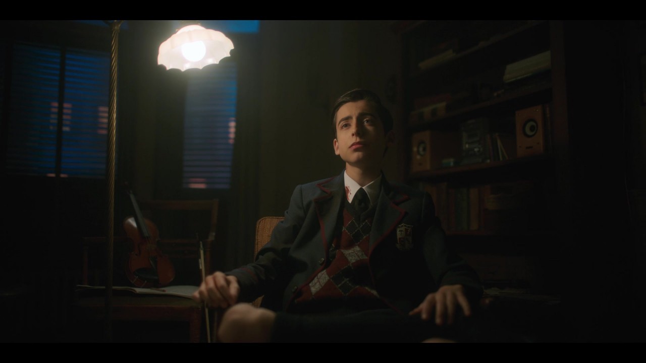 Aidan Gallagher in The Umbrella Academy