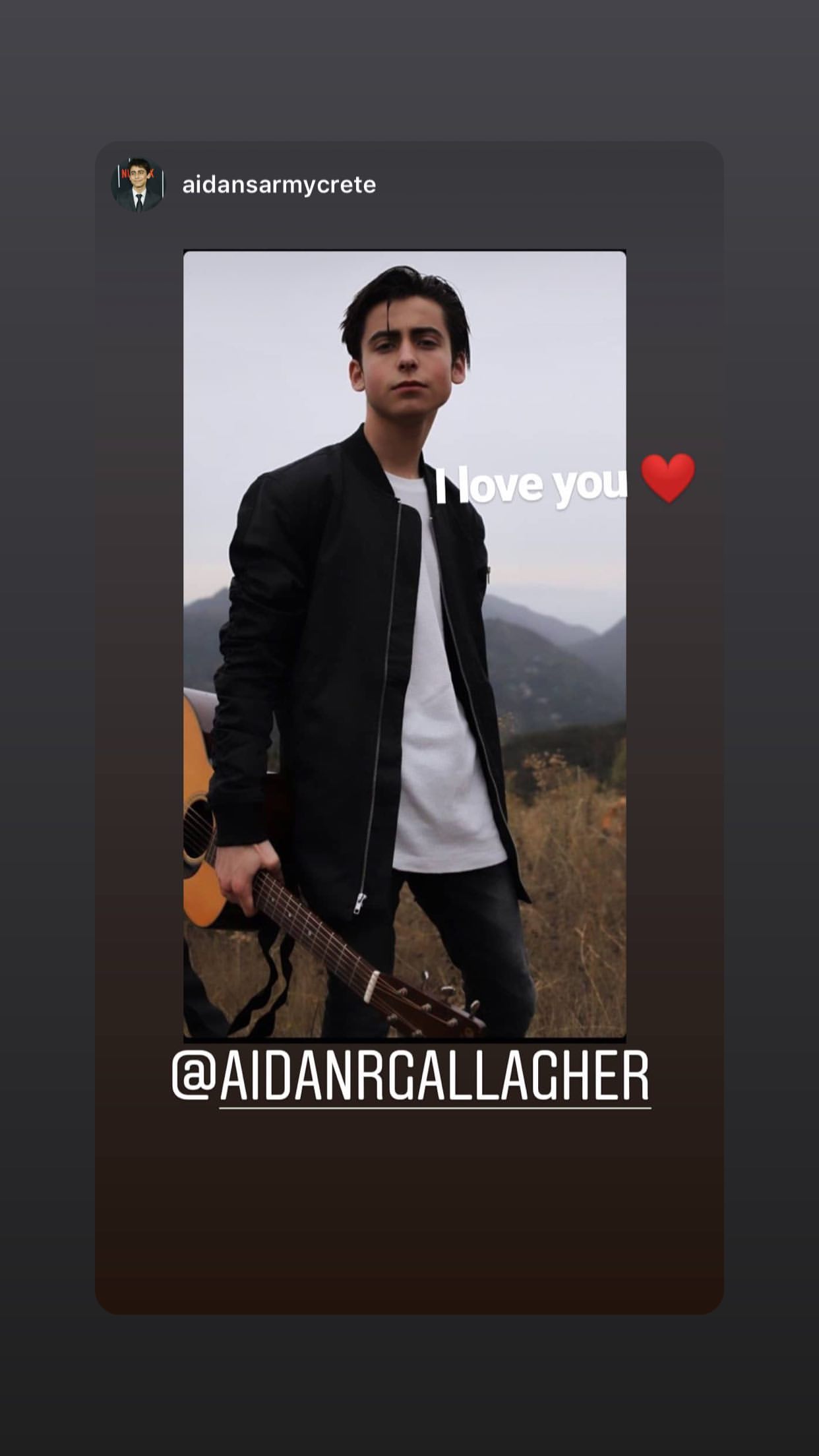 General photo of Aidan Gallagher