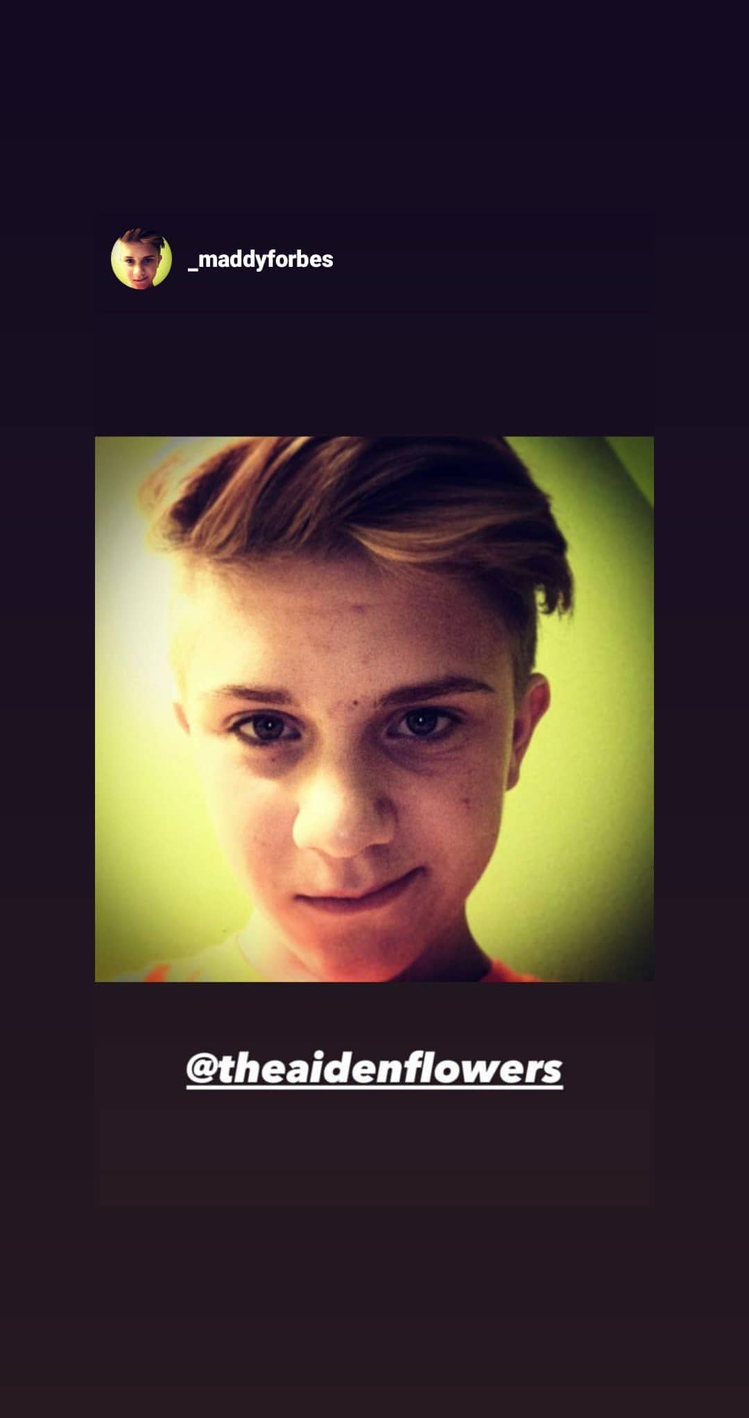 General photo of Aiden Flowers