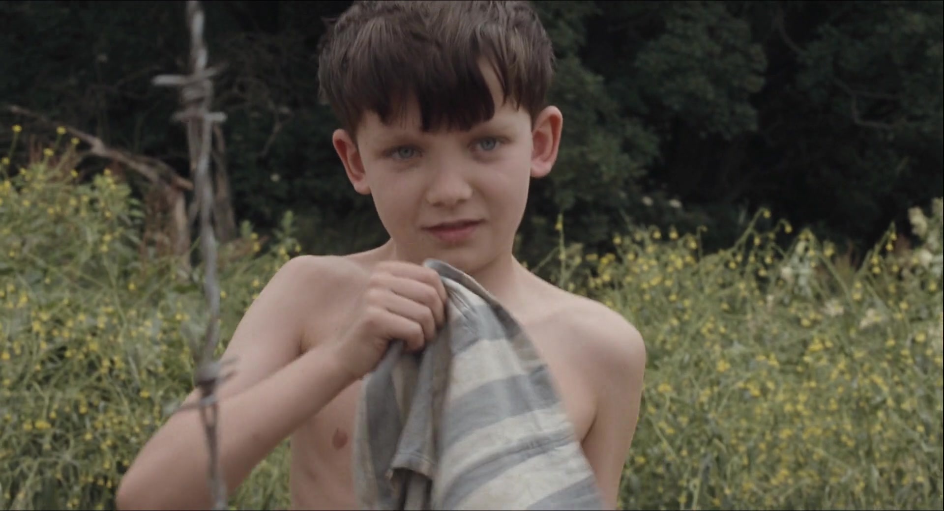 Asa Butterfield in The Boy in the Striped Pyjamas