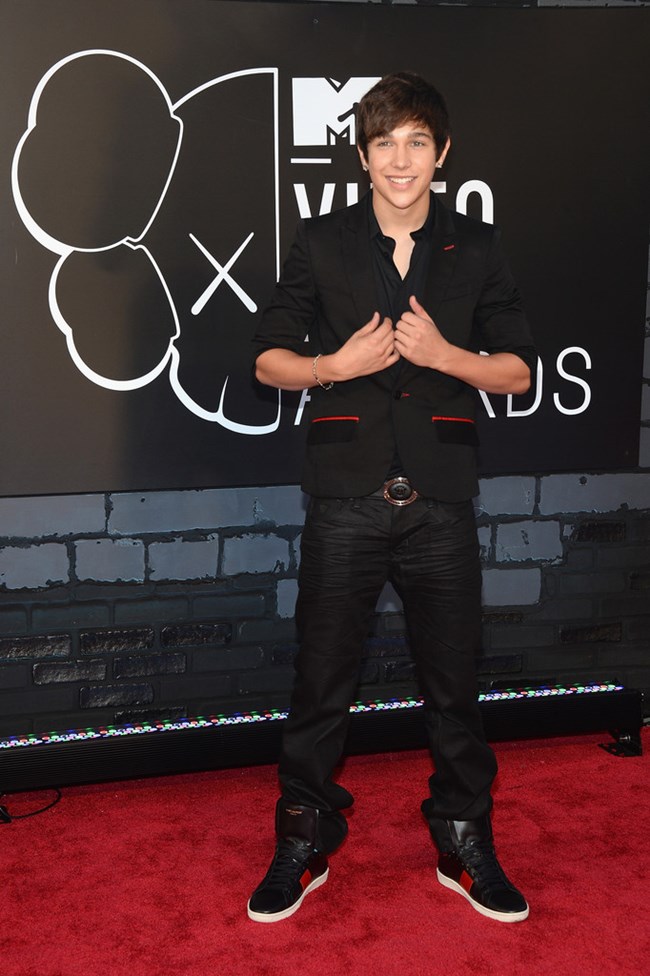 Austin Mahone in MTV Video Music Awards 2013