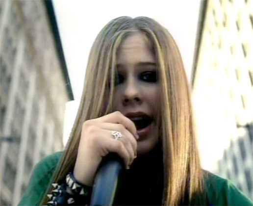 Avril Lavigne in Music Video: Sk8er Boi
