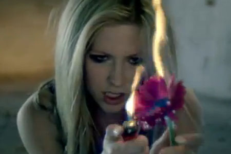 Avril Lavigne in Music Video: Wish You Were Here