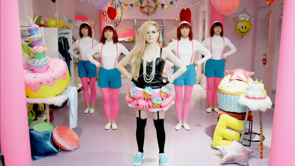 Avril Lavigne in Music Video: Hello Kitty
