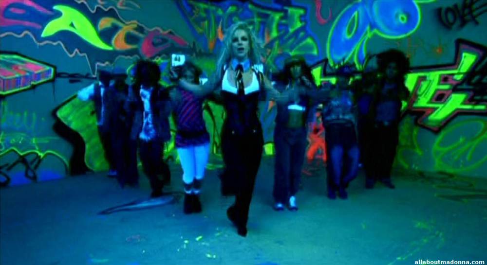 Britney Spears in Music Video: Me Against The Music