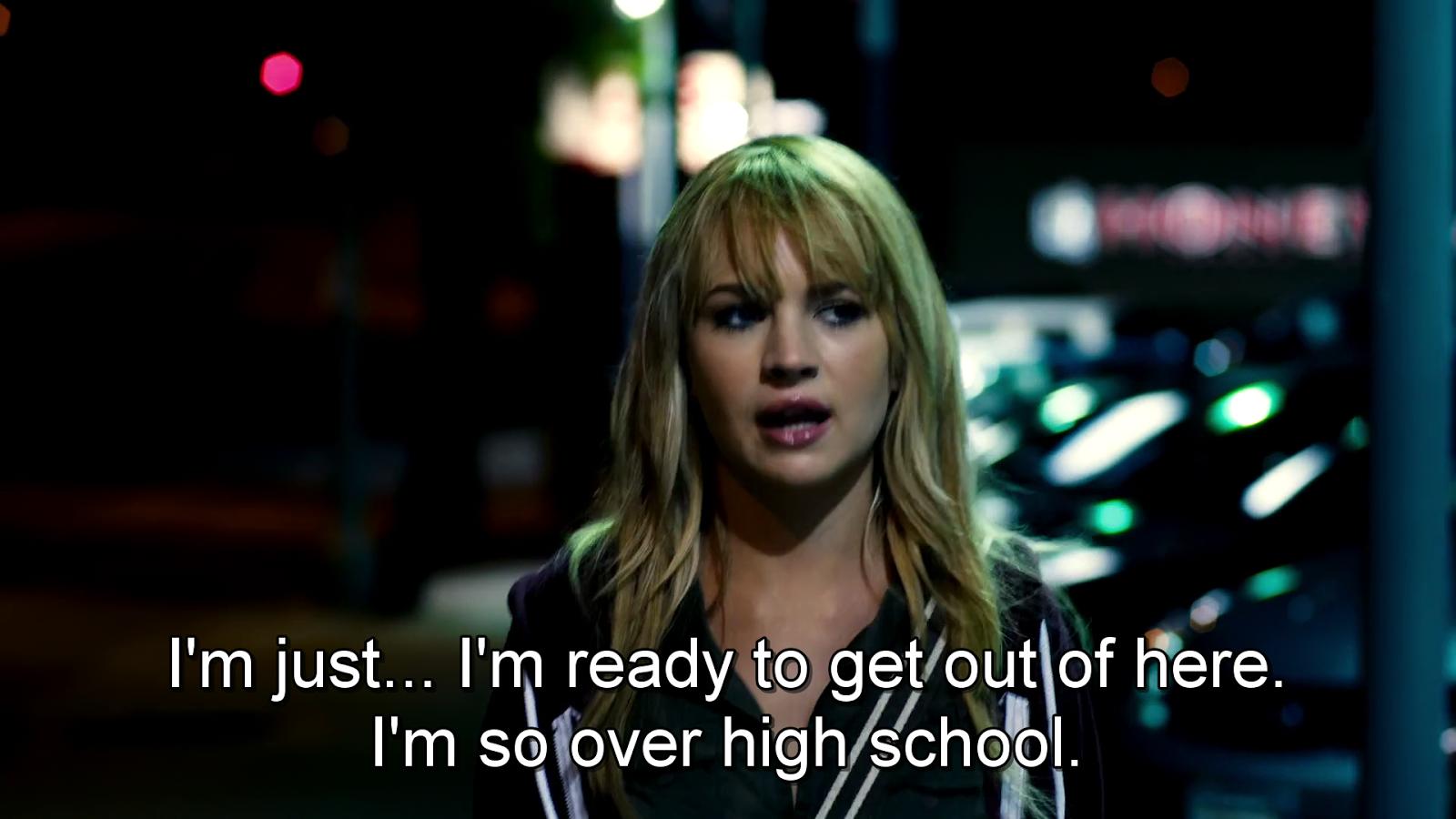 Britt Robertson in The First Time