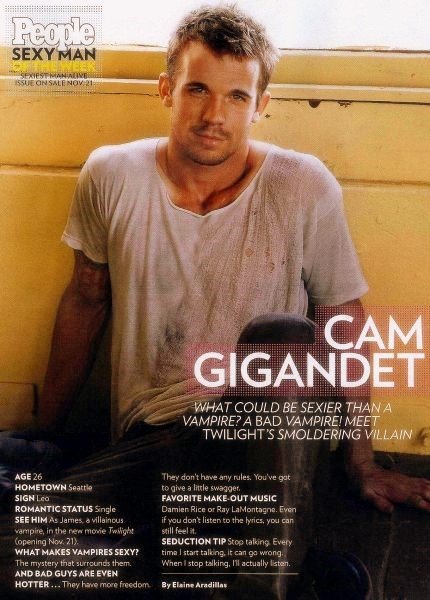 General photo of Cam Gigandet