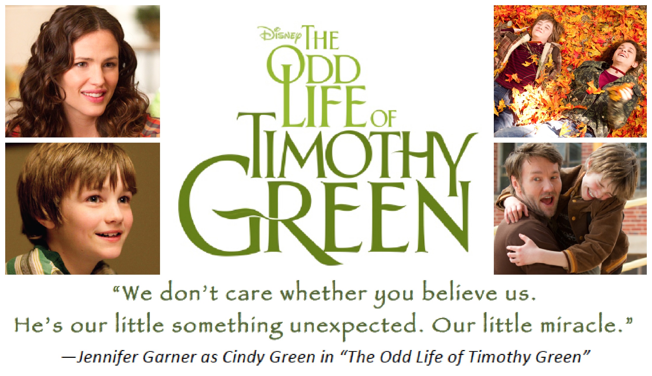 CJ Adams in The Odd Life of Timothy Green