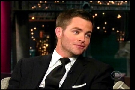 Chris Pine in Late Show With David Letterman