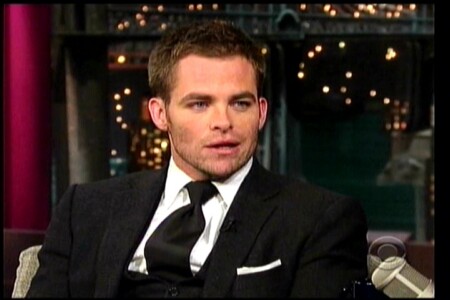 Chris Pine in Late Show With David Letterman