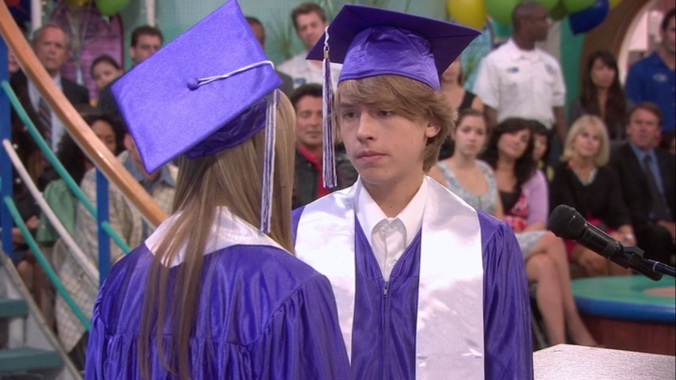 Cole Sprouse in The Suite Life on Deck, episode: Graduation on Deck