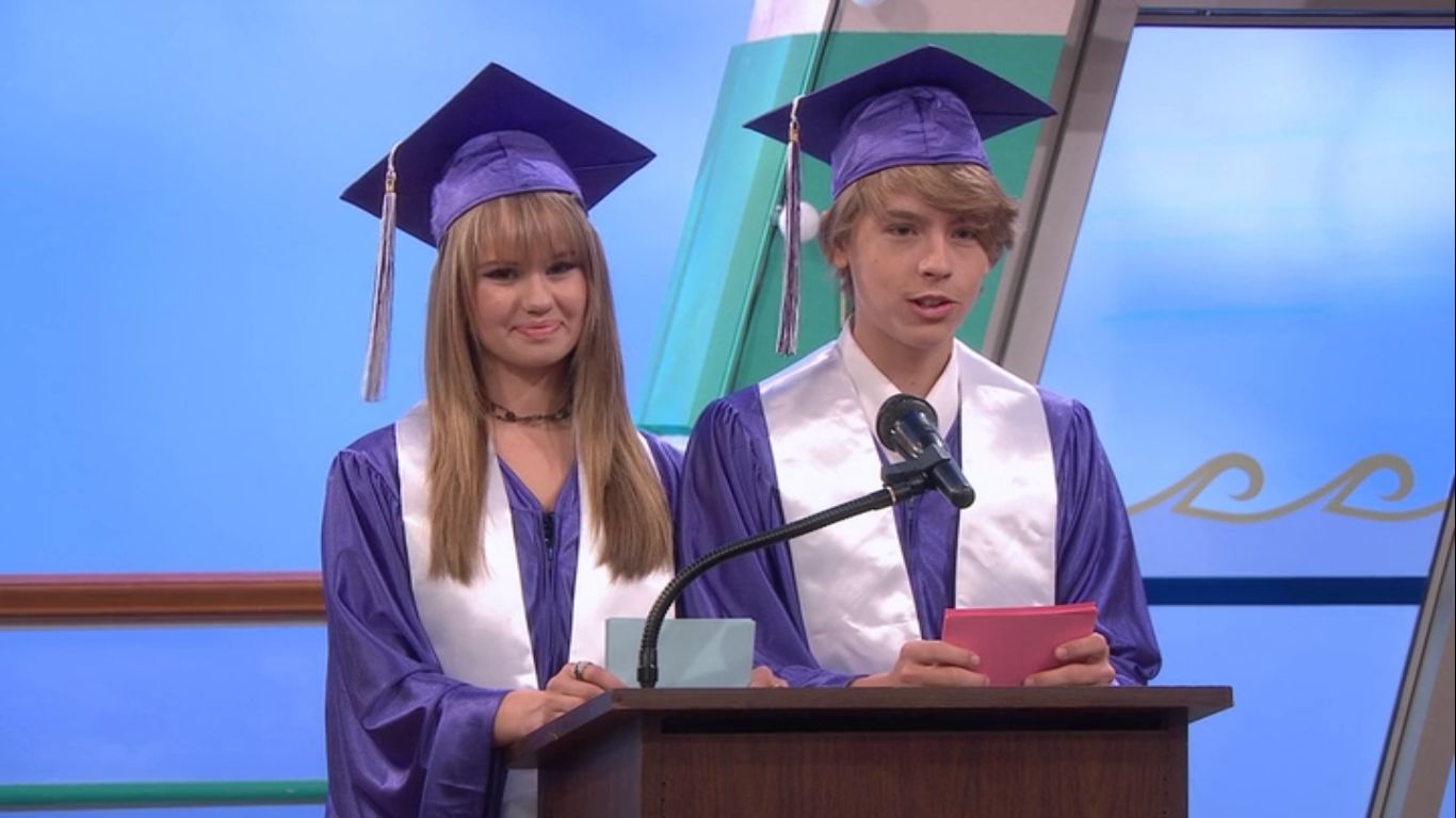 Cole Sprouse in The Suite Life on Deck, episode: Graduation on Deck
