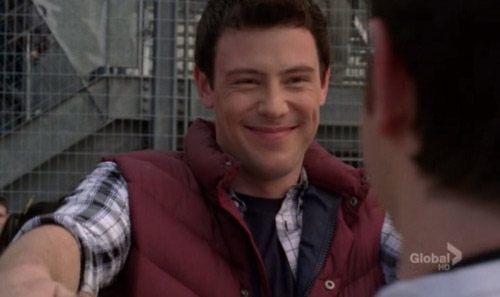 Cory Monteith in Glee, episode: Born This Way