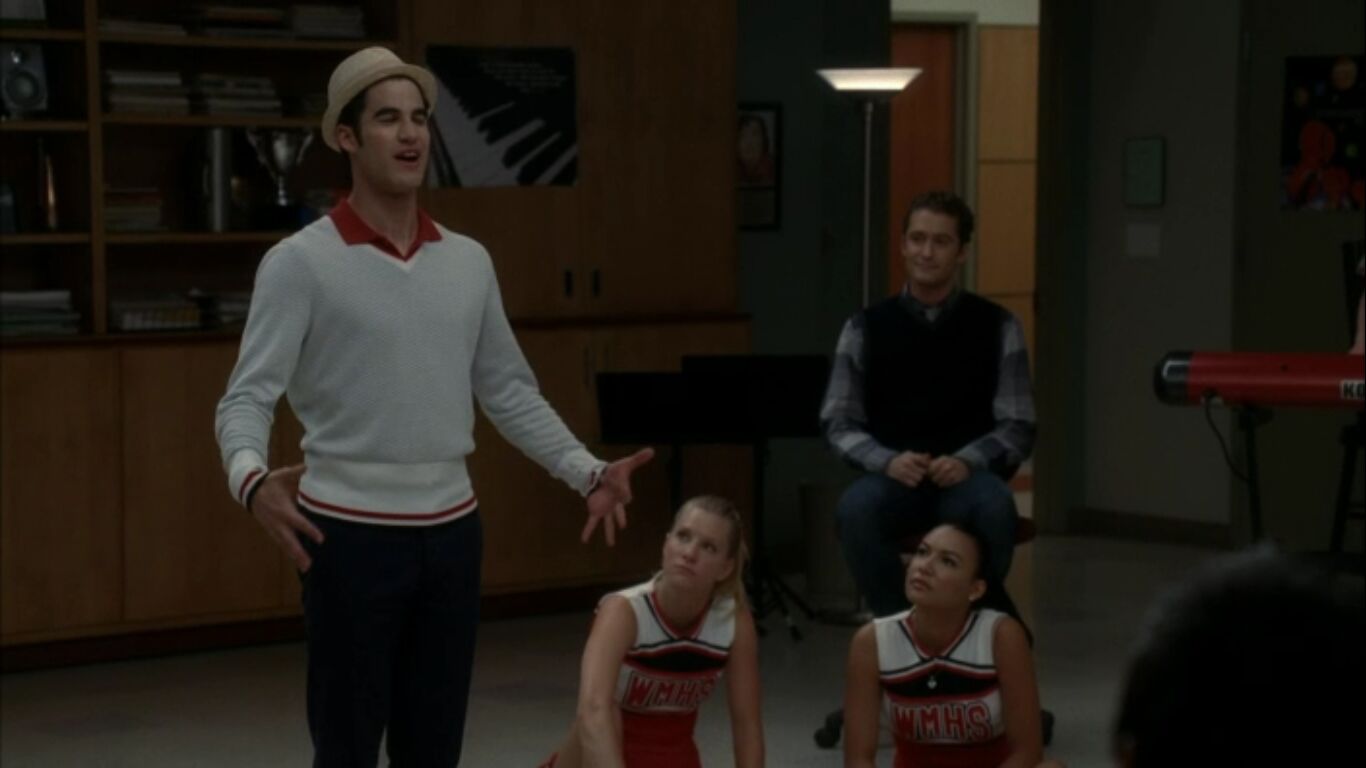 Darren Criss in Glee, episode: Pot O' Gold