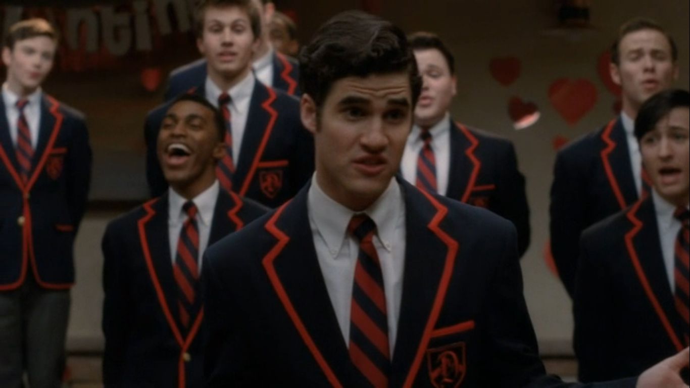 Darren Criss in Glee, episode: Silly Love Songs