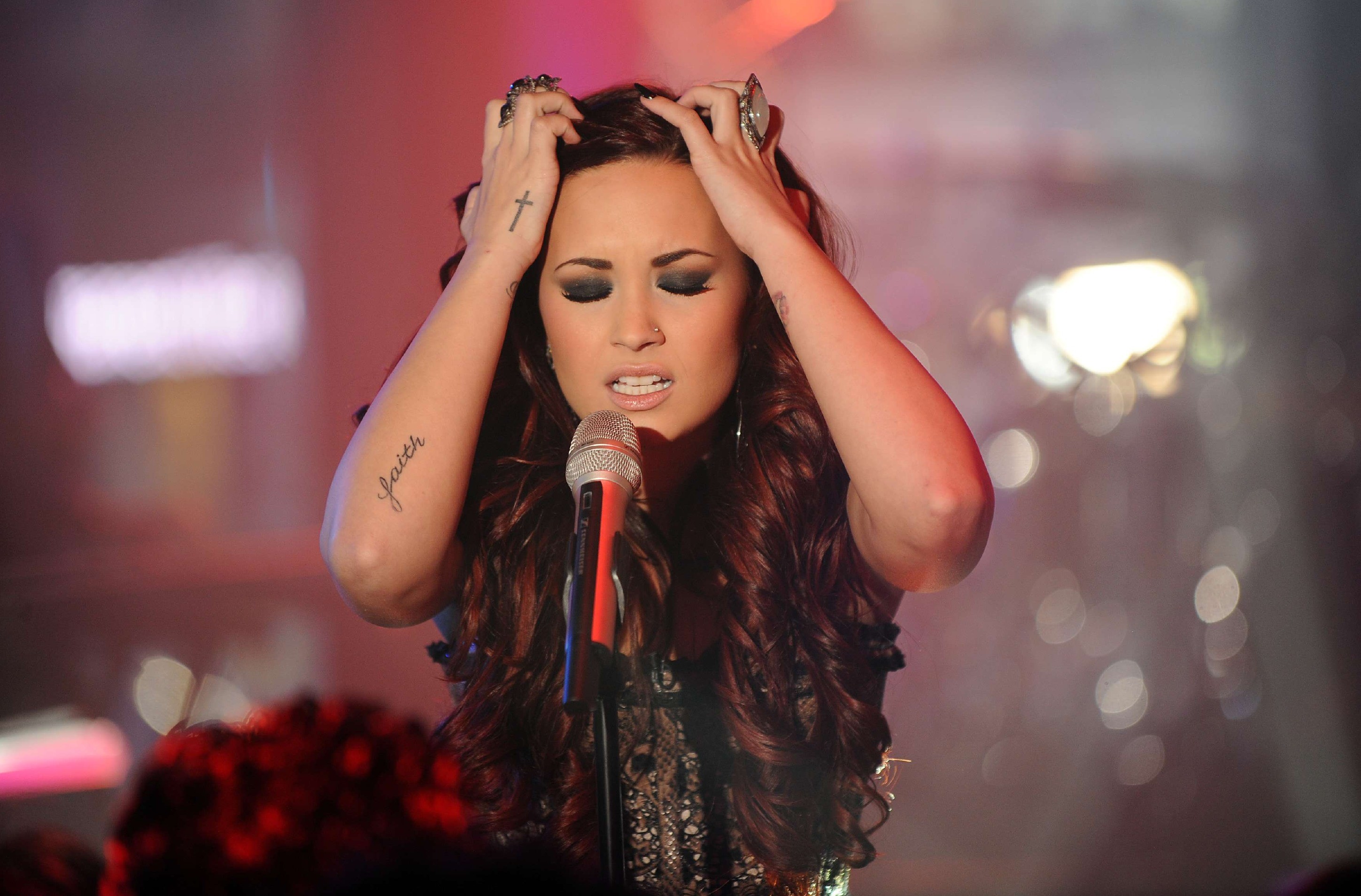 Demi Lovato in NYE In NYC 2012