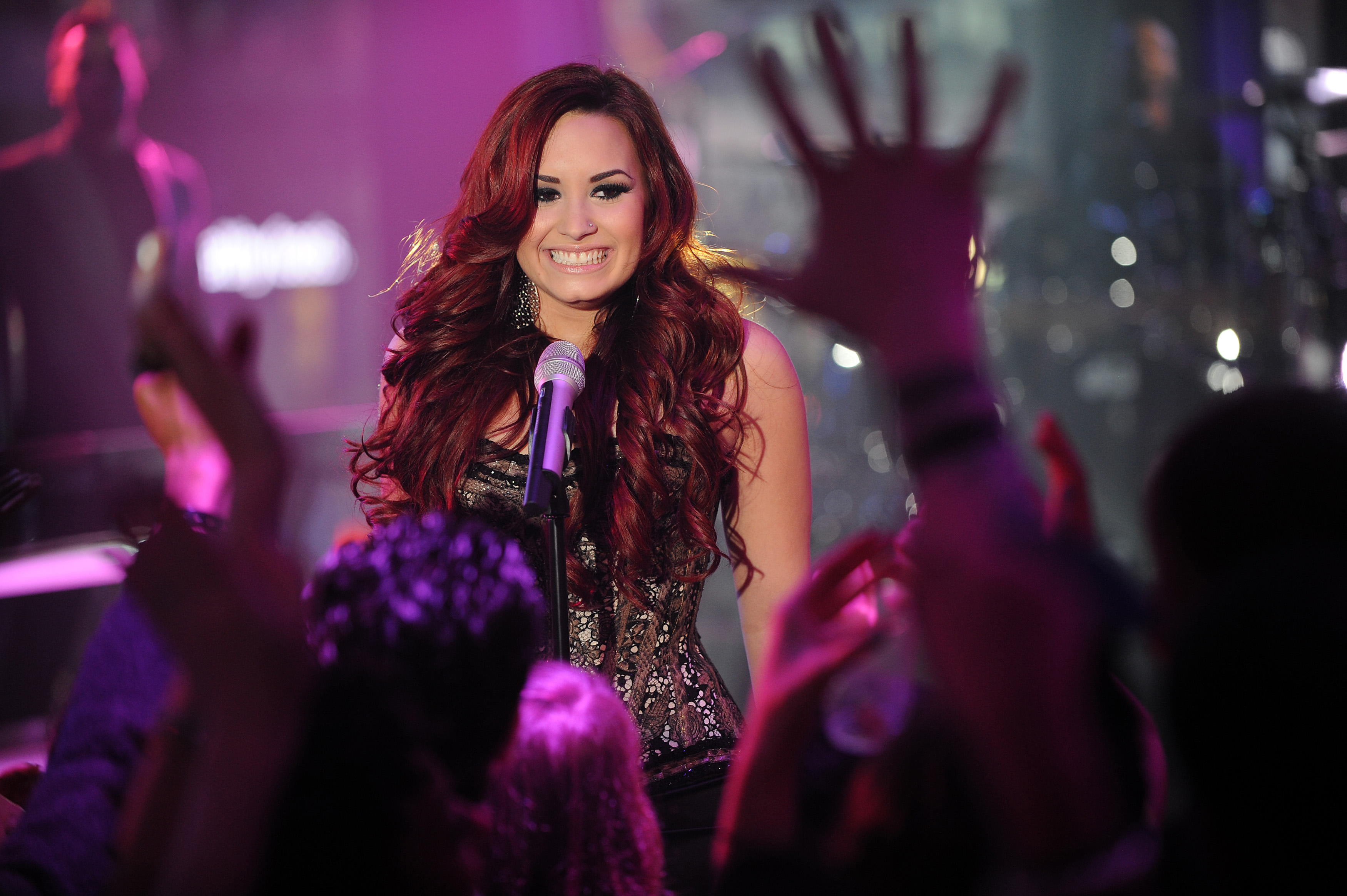 Demi Lovato in NYE In NYC 2012