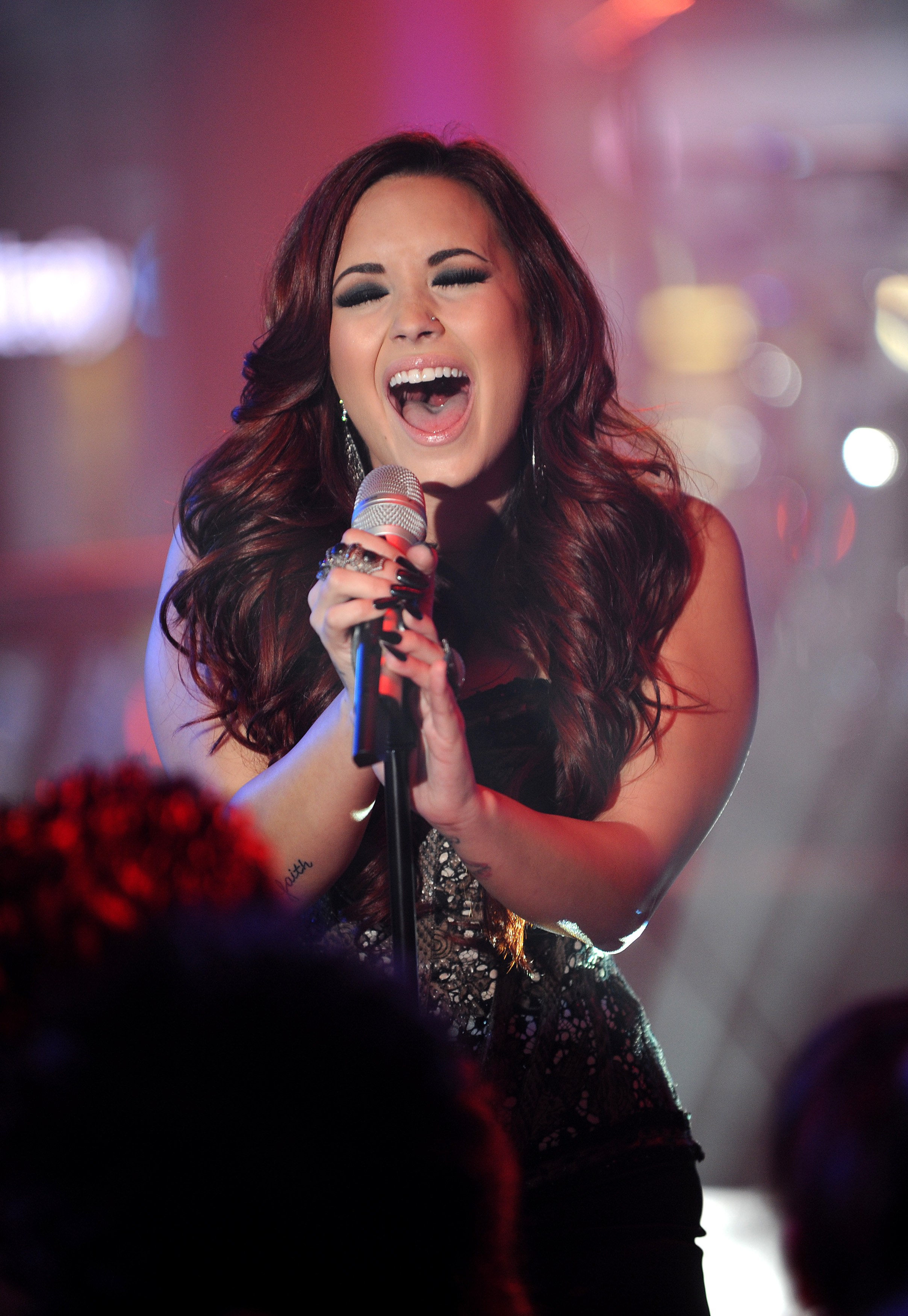 Demi Lovato in NYE In NYC 2012