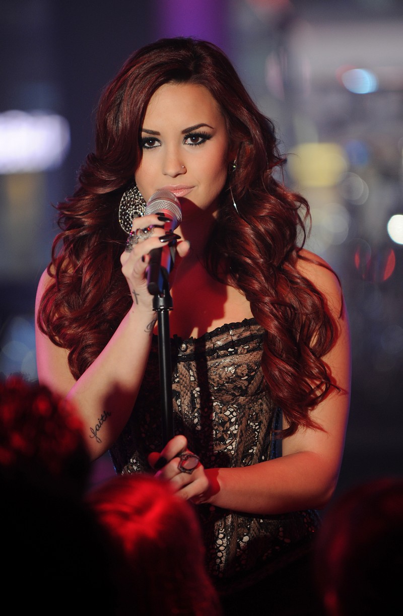 Demi Lovato in NYE In NYC 2012