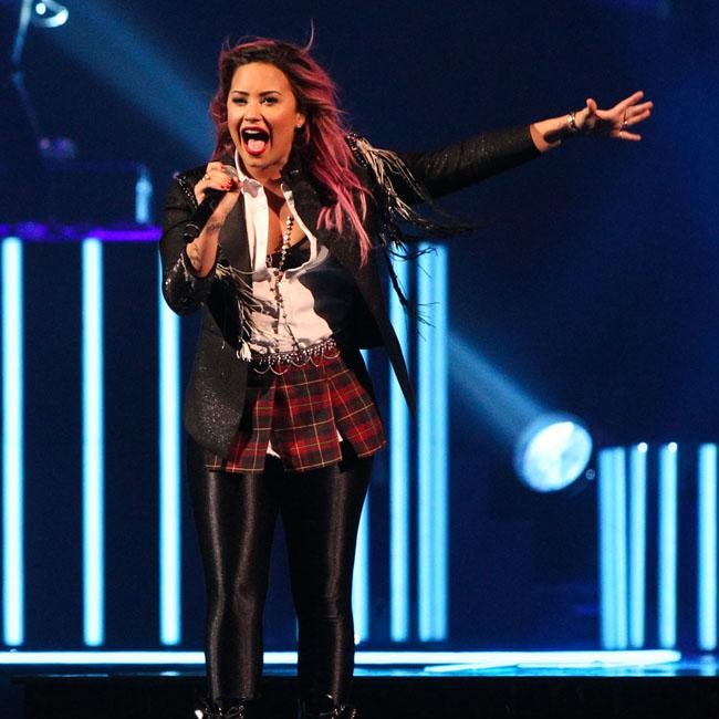 Demi Lovato in Neon Lights Tour