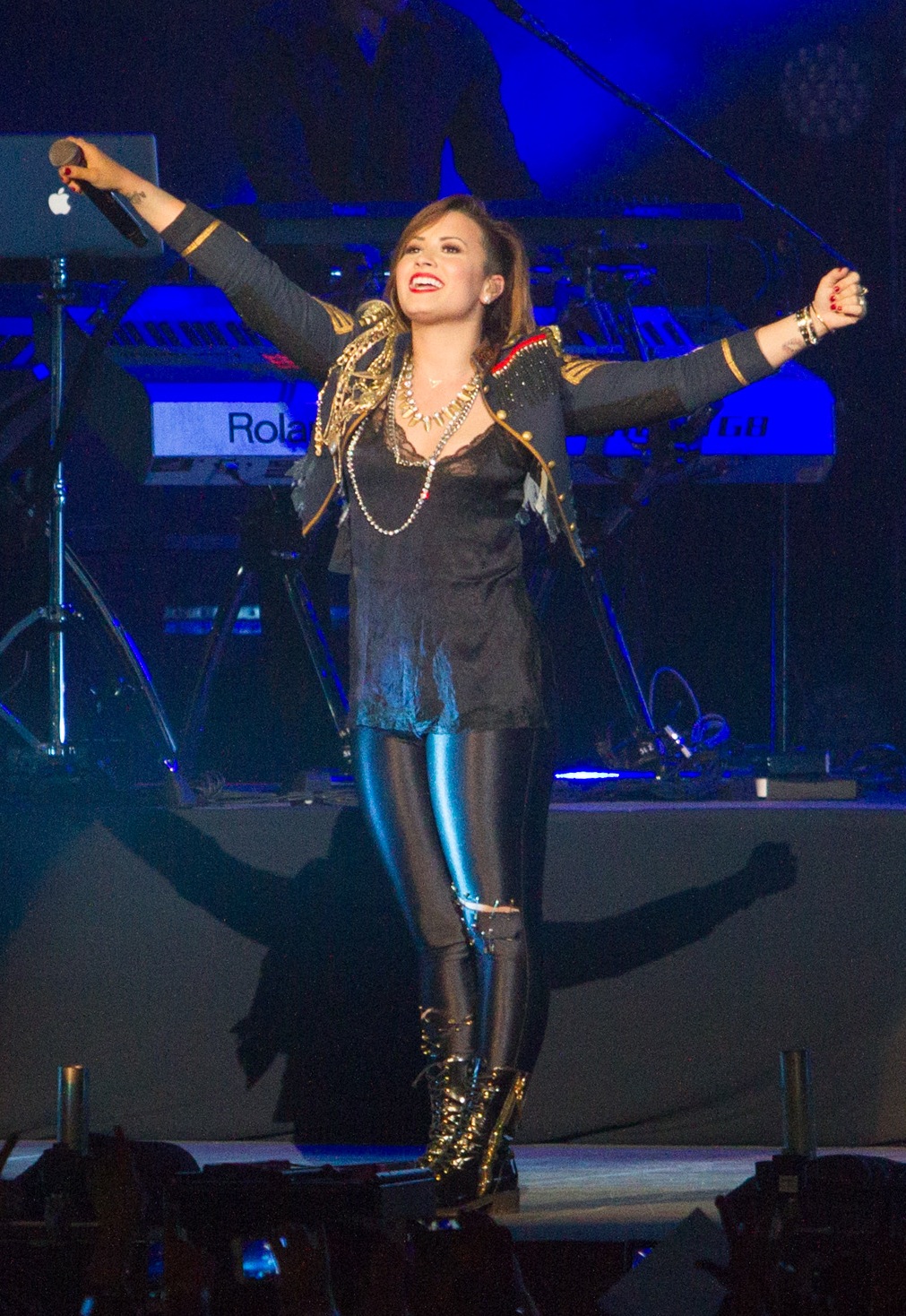 Demi Lovato in Neon Lights Tour