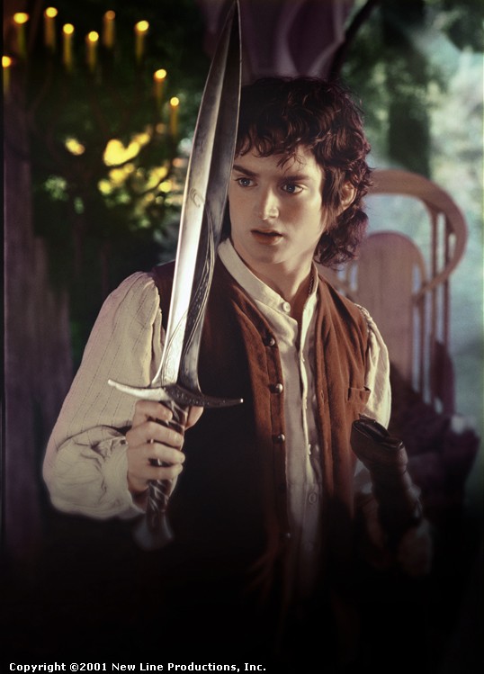 Elijah Wood in The Lord of the Rings: The Fellowship of the Ring