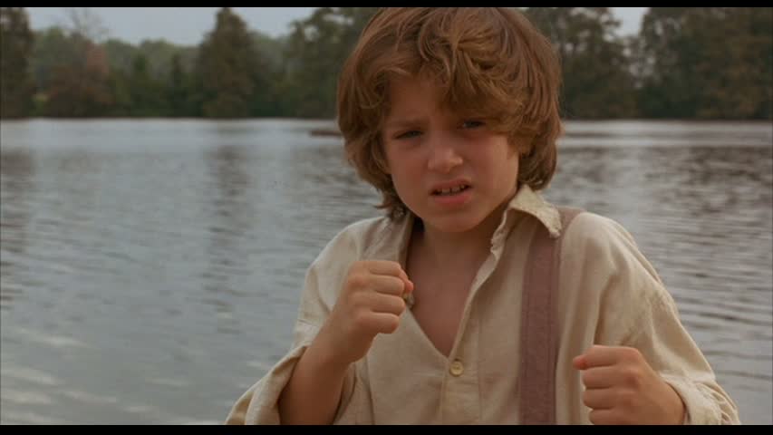 Elijah Wood in The Adventures of Huck Finn