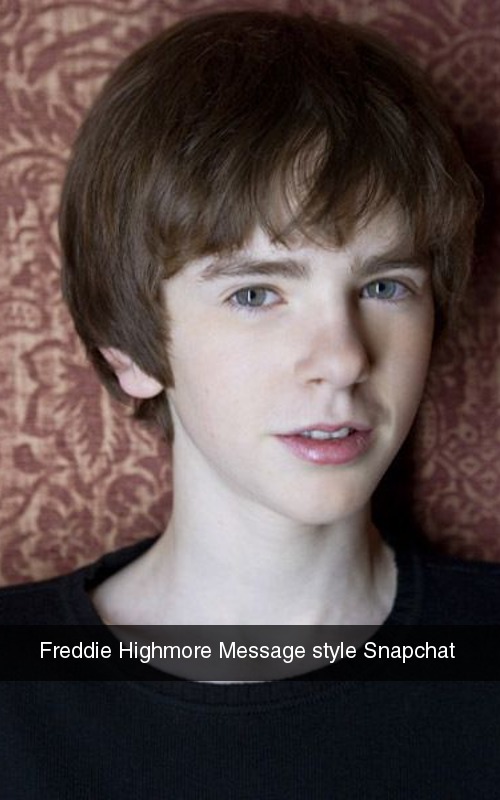 Freddie Highmore in Fan Creations