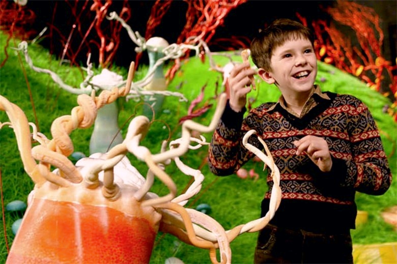 Freddie Highmore in Charlie and the Chocolate Factory