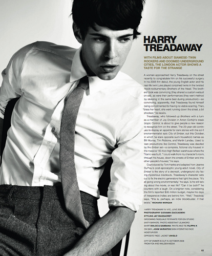General photo of Harry Treadaway