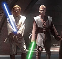 Hayden Christensen in Star Wars: Episode II - Attack of the Clones