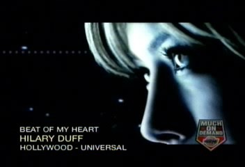 Hilary Duff in Music Video: Beat Of My Heart