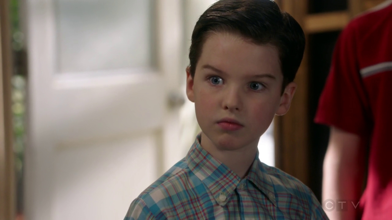 Iain Armitage in Young Sheldon. 