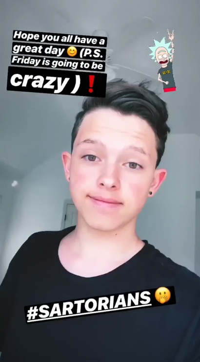 General photo of Jacob Sartorius