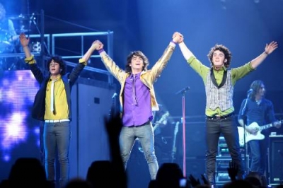 Jonas Brothers in The Best of Both Worlds Tour