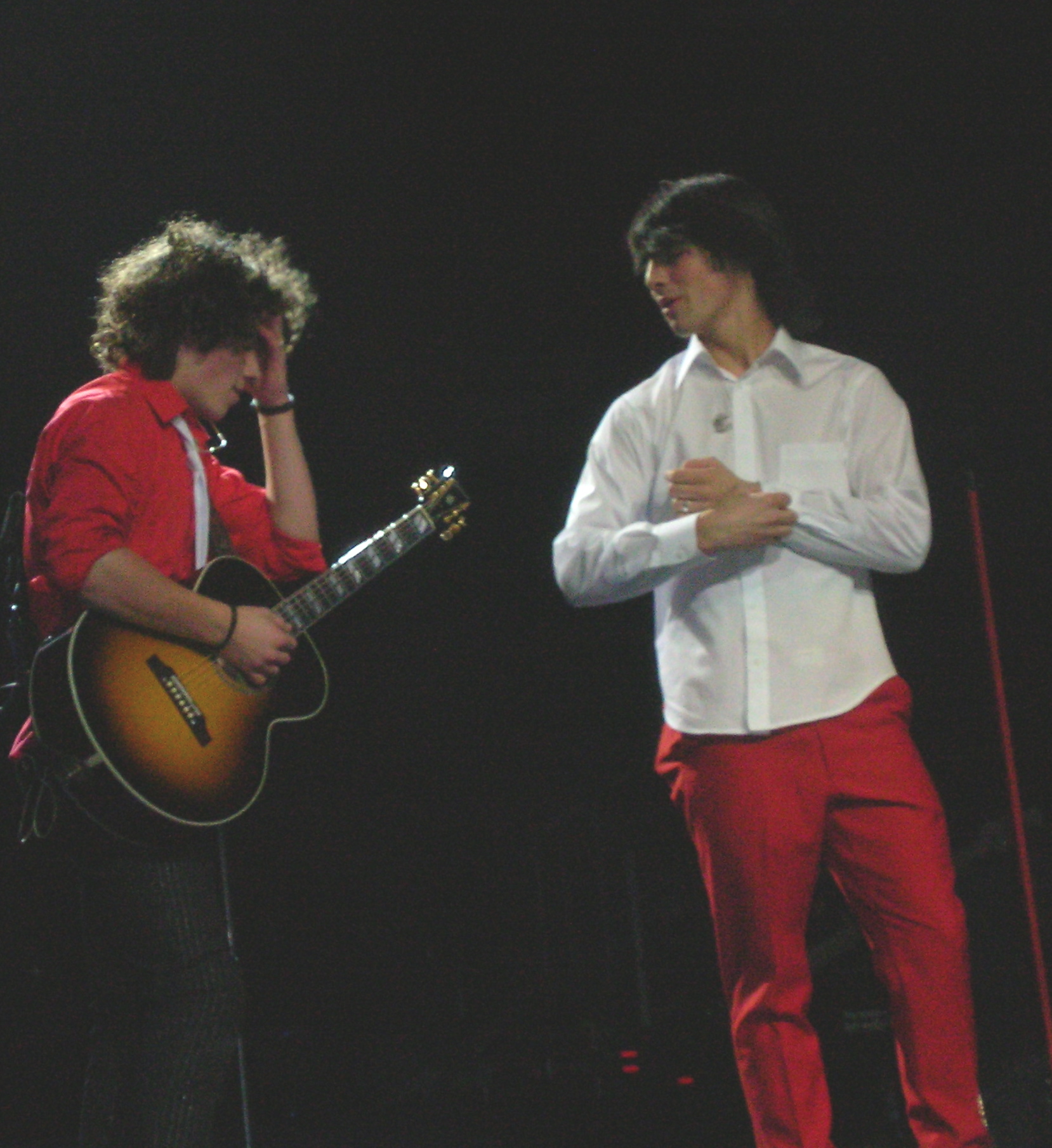 Jonas Brothers in The Best of Both Worlds Tour