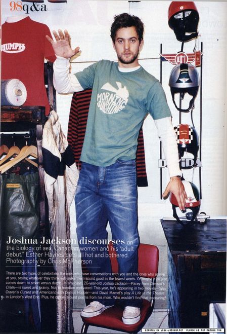 General photo of Joshua Jackson