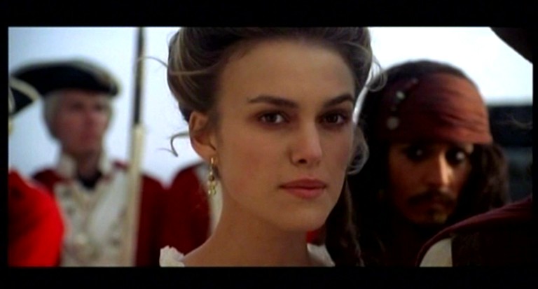 Keira Knightley in Pirates of the Caribbean: The Curse of the Black Pearl