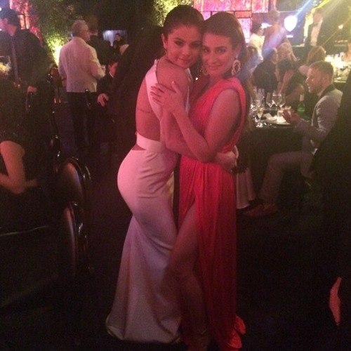 Lea Michele in Golden Globe Awards