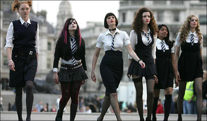 Lily Cole in St. Trinian's