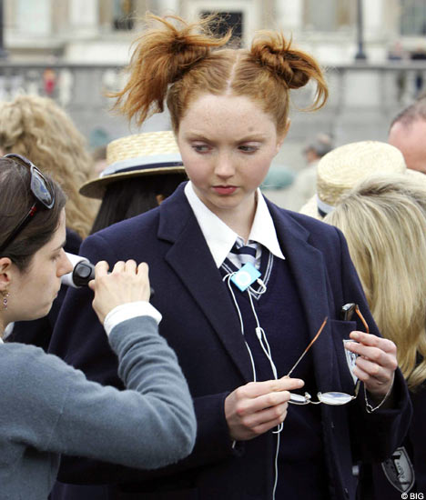 Lily Cole in St. Trinian's